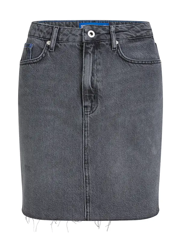 KARL LAGERFELD JEANS KARL LAGERFELD JEANS Suknja  azur / sivi traper / crna