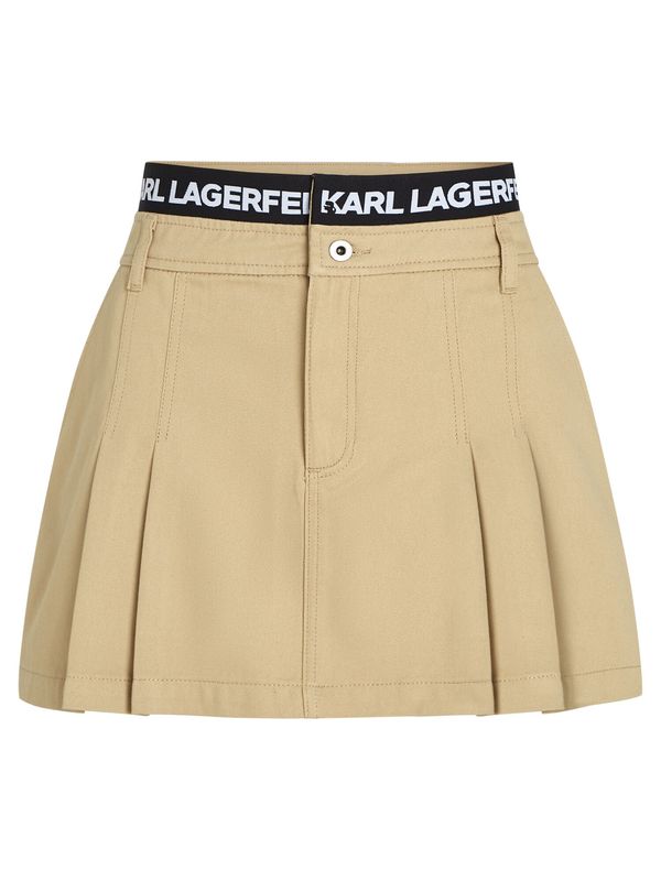 KARL LAGERFELD JEANS KARL LAGERFELD JEANS Suknja  boja devine dlake (camel) / crna / bijela