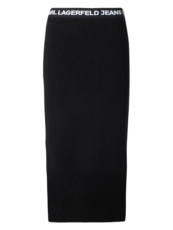 KARL LAGERFELD JEANS KARL LAGERFELD JEANS Suknja  crna / bijela