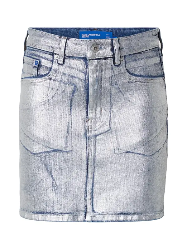 KARL LAGERFELD JEANS KARL LAGERFELD JEANS Suknja  plava / srebro