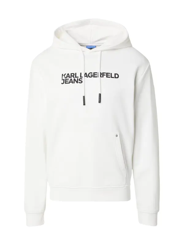 KARL LAGERFELD JEANS KARL LAGERFELD JEANS Sweater majica  crna / bijela