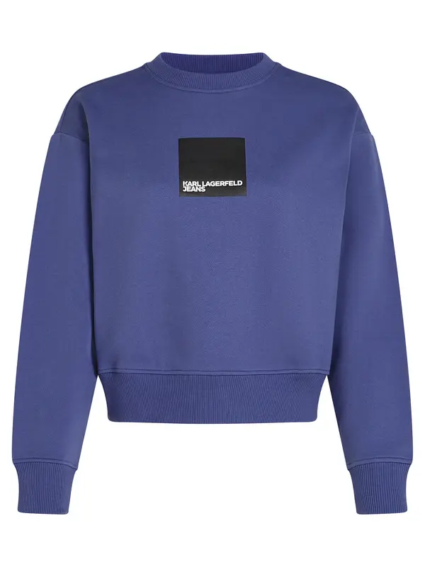 KARL LAGERFELD JEANS KARL LAGERFELD JEANS Sweater majica  crno plava / crna / bijela
