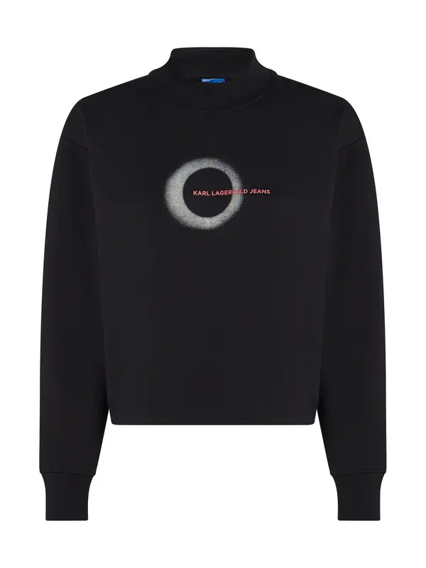 KARL LAGERFELD JEANS KARL LAGERFELD JEANS Sweater majica  crvena / crna / bijela
