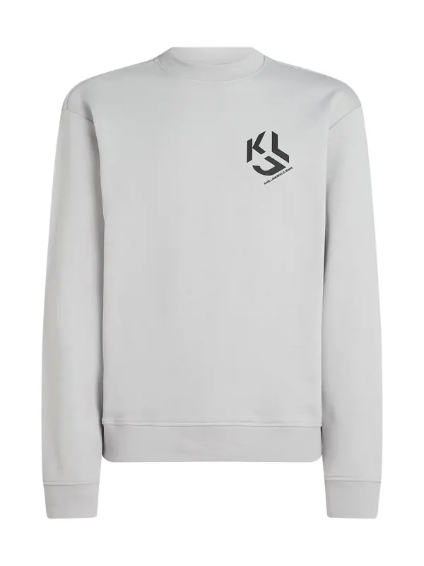KARL LAGERFELD JEANS KARL LAGERFELD JEANS Sweater majica  dimno siva