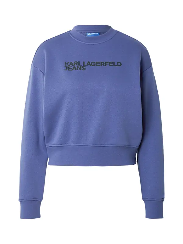 KARL LAGERFELD JEANS KARL LAGERFELD JEANS Sweater majica 'ESSENTIAL'  plava / crna / bijela