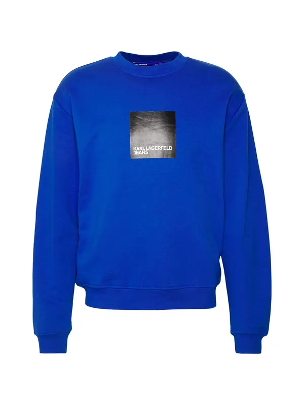 KARL LAGERFELD JEANS KARL LAGERFELD JEANS Sweater majica  kraljevsko plava / crna / bijela