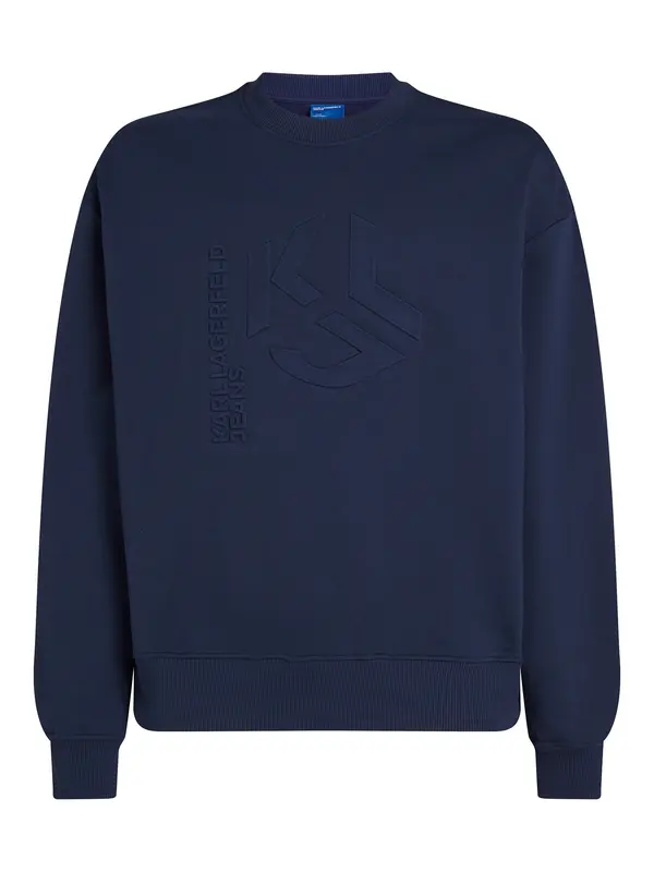 KARL LAGERFELD JEANS KARL LAGERFELD JEANS Sweater majica  mornarsko plava