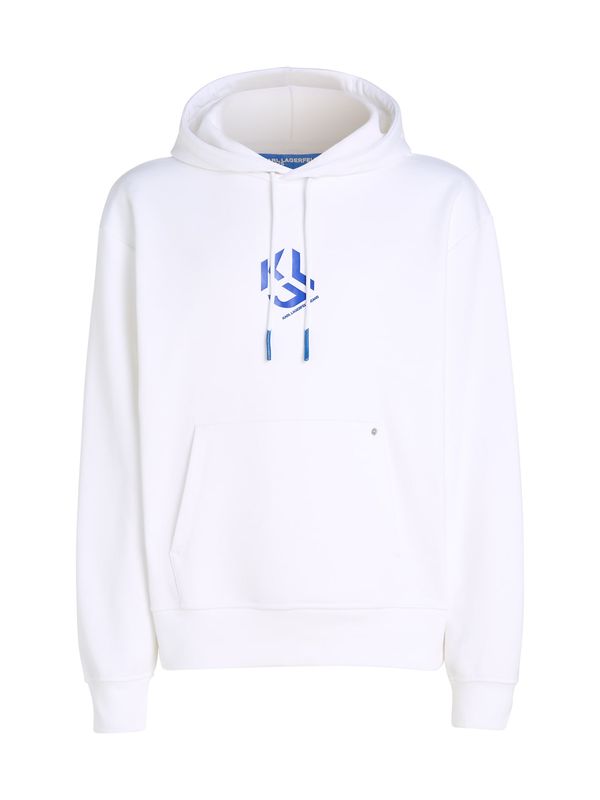 KARL LAGERFELD JEANS KARL LAGERFELD JEANS Sweater majica  plava / bijela