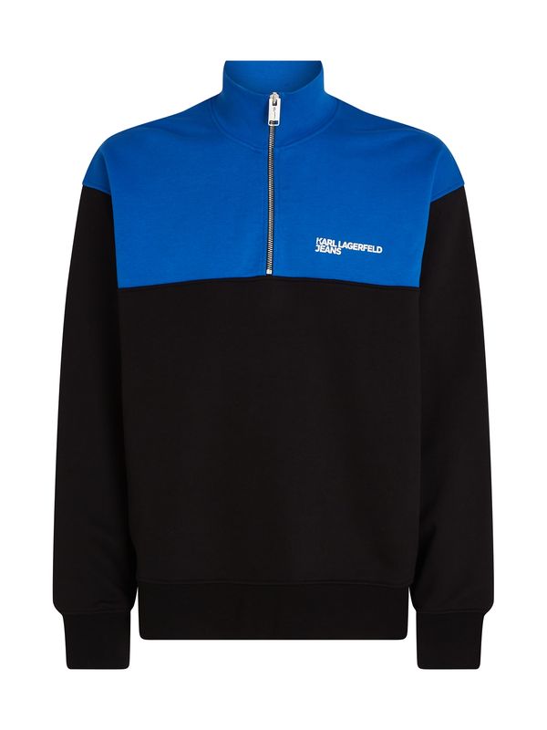 KARL LAGERFELD JEANS KARL LAGERFELD JEANS Sweater majica  plava / crna / bijela