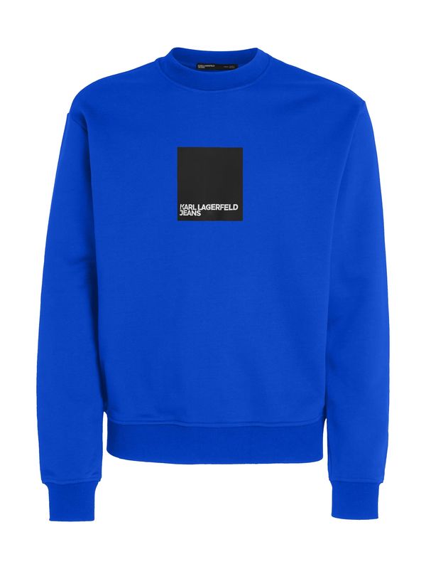 KARL LAGERFELD JEANS KARL LAGERFELD JEANS Sweater majica  plava / crna / bijela