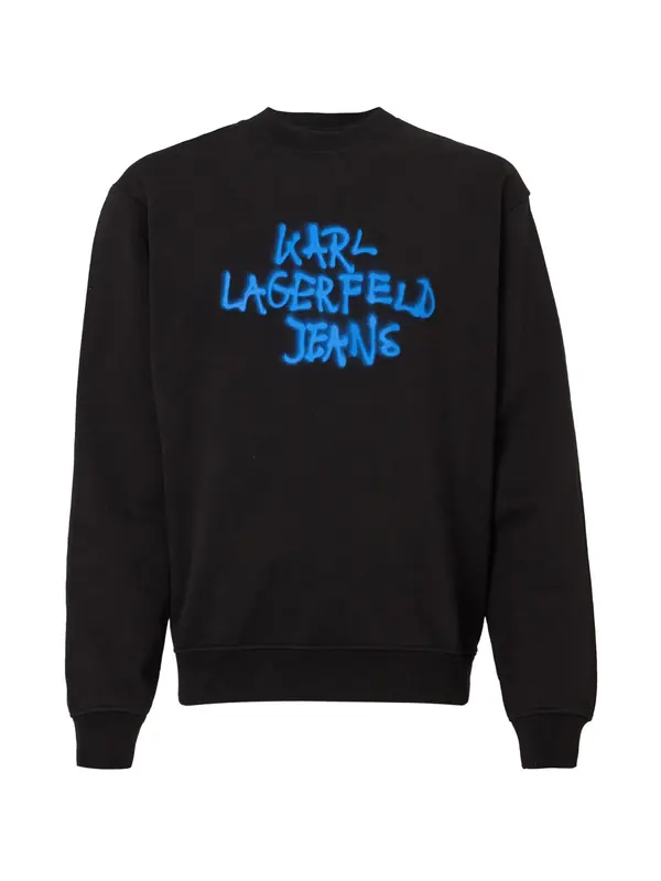 KARL LAGERFELD JEANS KARL LAGERFELD JEANS Sweater majica  plava / crna