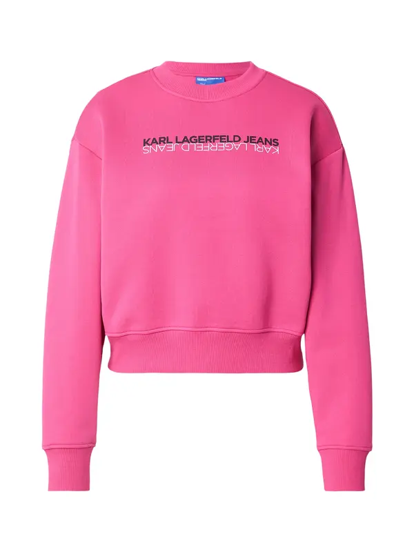 KARL LAGERFELD JEANS KARL LAGERFELD JEANS Sweater majica  roza / crna