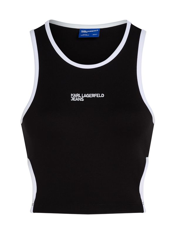 KARL LAGERFELD JEANS KARL LAGERFELD JEANS Top  crna / bijela