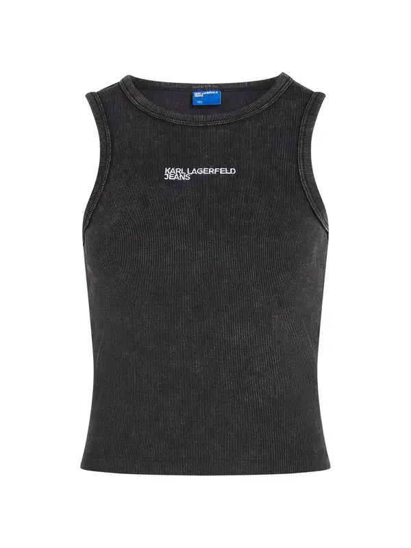 KARL LAGERFELD JEANS KARL LAGERFELD JEANS Top  crna / bijela