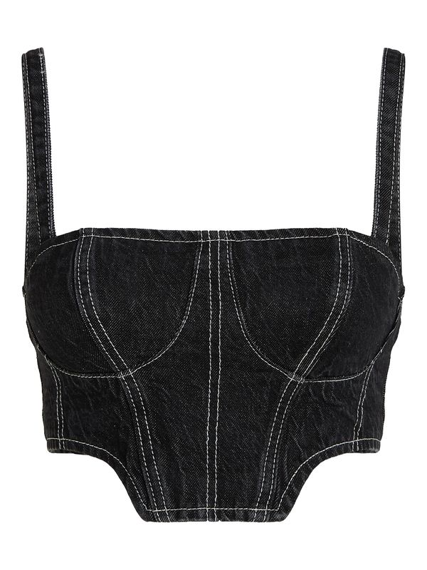 KARL LAGERFELD JEANS KARL LAGERFELD JEANS Top  crna melange