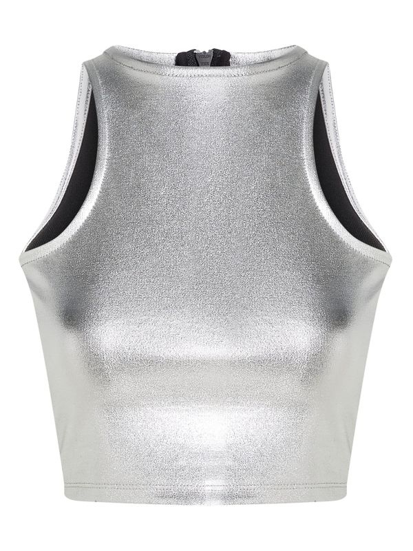 KARL LAGERFELD JEANS KARL LAGERFELD JEANS Top  crna / srebro