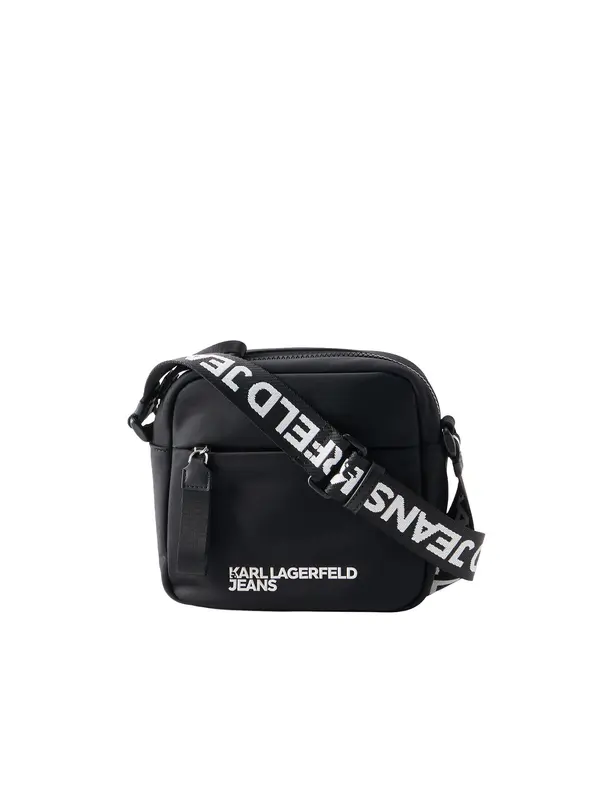 KARL LAGERFELD JEANS KARL LAGERFELD JEANS Torba preko ramena  crna / bijela
