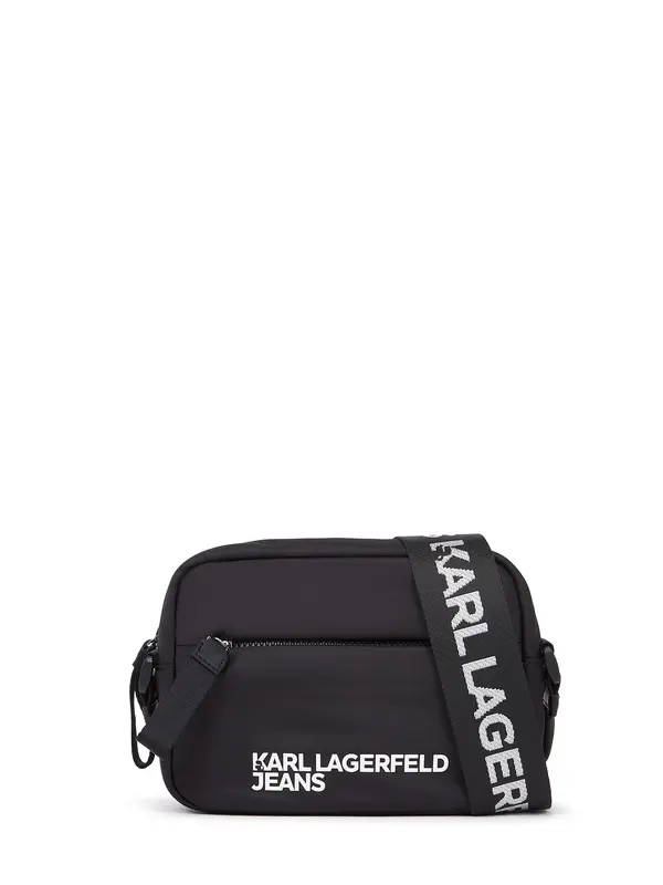 KARL LAGERFELD JEANS KARL LAGERFELD JEANS Torba preko ramena  crna / bijela