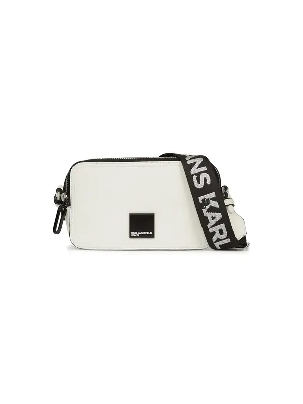 KARL LAGERFELD JEANS KARL LAGERFELD JEANS Torba preko ramena  crna / bijela