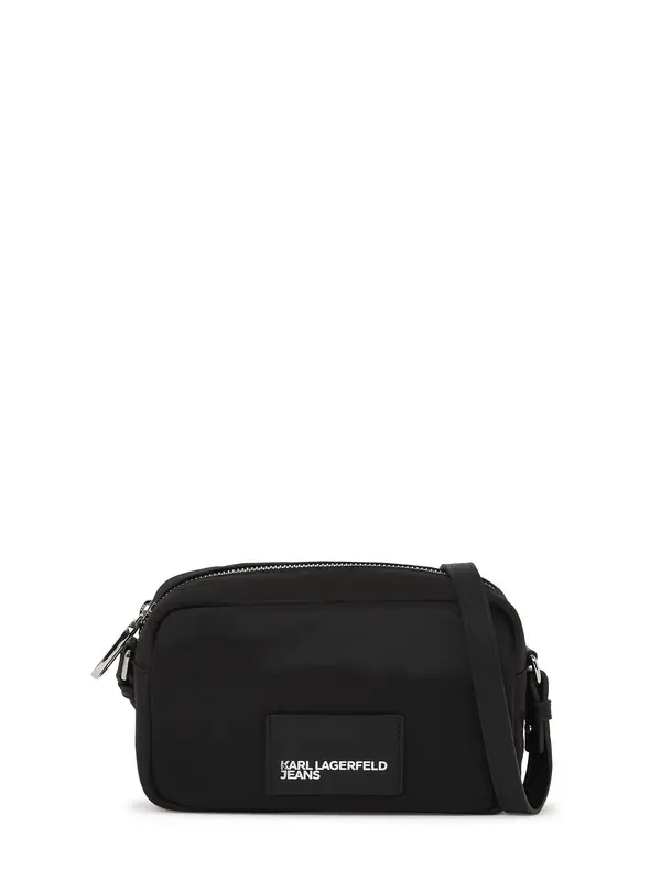 KARL LAGERFELD JEANS KARL LAGERFELD JEANS Torba preko ramena  crna / bijela