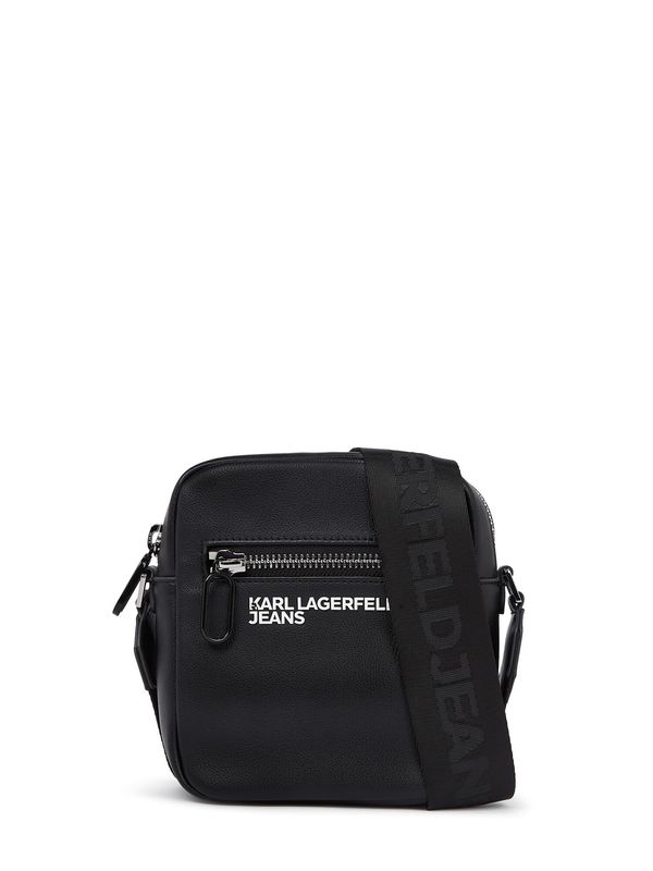 KARL LAGERFELD JEANS KARL LAGERFELD JEANS Torba preko ramena  crna / bijela