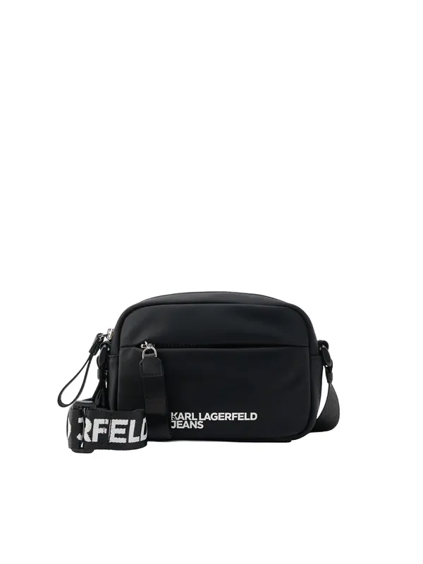 KARL LAGERFELD JEANS KARL LAGERFELD JEANS Torba preko ramena  crna / bijela