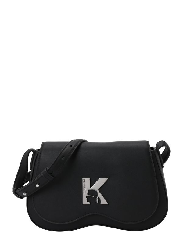 KARL LAGERFELD JEANS KARL LAGERFELD JEANS Torba preko ramena  crna / srebro