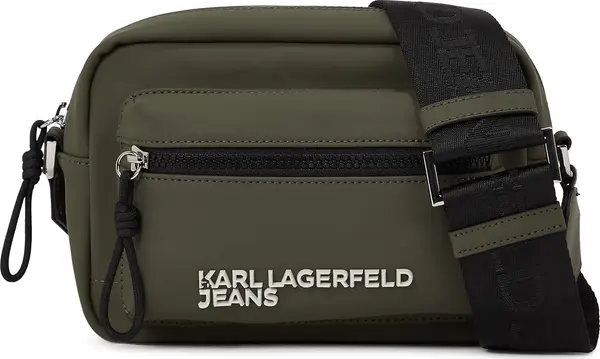 KARL LAGERFELD JEANS KARL LAGERFELD JEANS Torba preko ramena  maslinasta / bijela