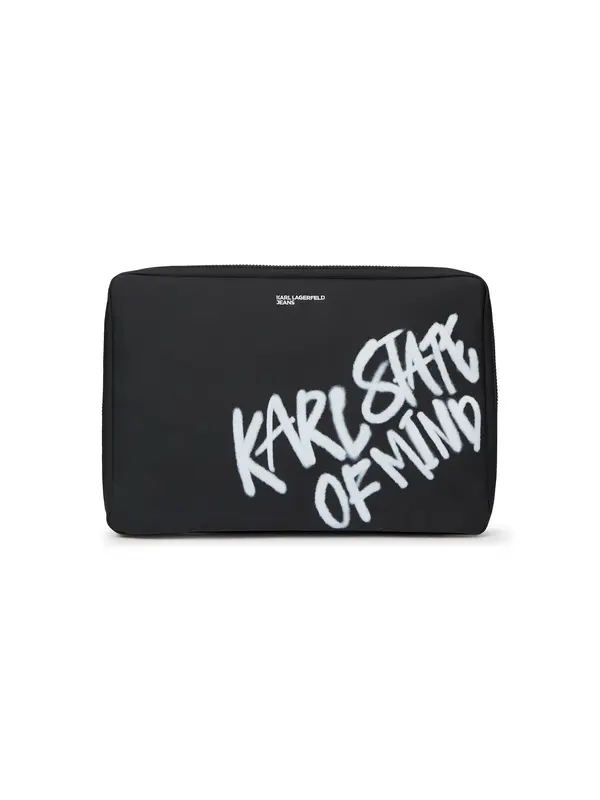 KARL LAGERFELD JEANS KARL LAGERFELD JEANS Torba za laptop ' KARL QUOTE LAPTOP '  crna