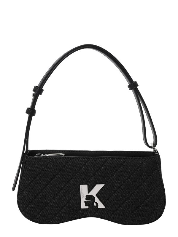 KARL LAGERFELD JEANS KARL LAGERFELD JEANS Torba za na rame  crni traper / srebro