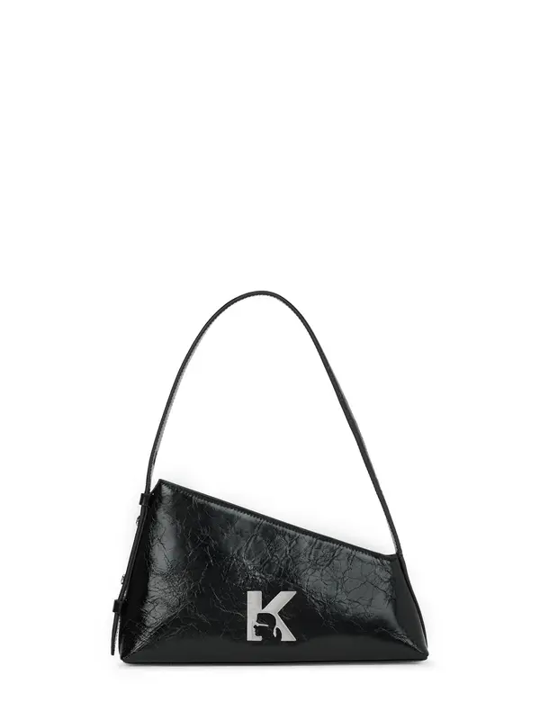 KARL LAGERFELD JEANS KARL LAGERFELD JEANS Torba za na rame ' Geo Hochglänzende Schultertasche '  crna