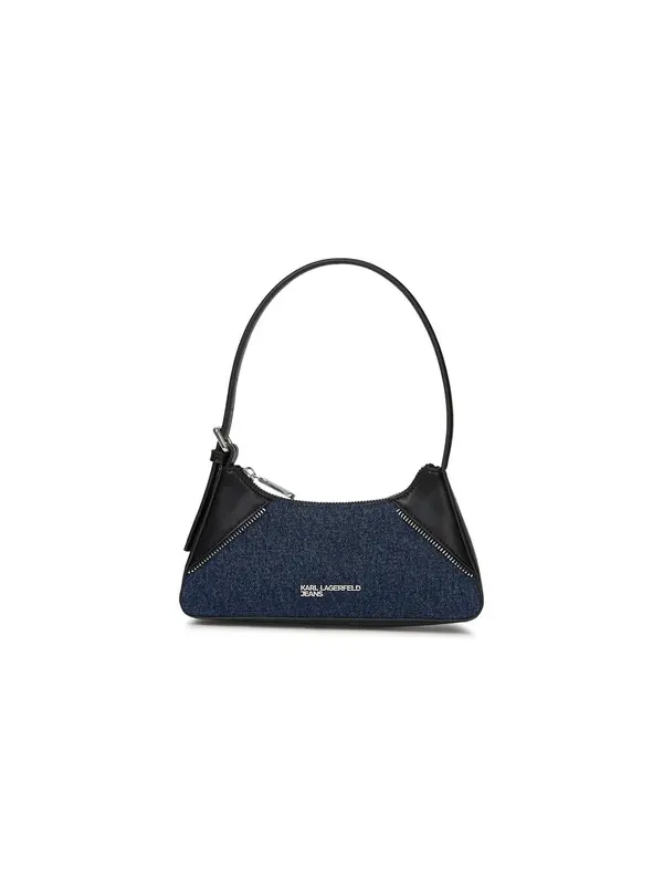 KARL LAGERFELD JEANS KARL LAGERFELD JEANS Torba za na rame 'Rebel'  plavi traper / crna