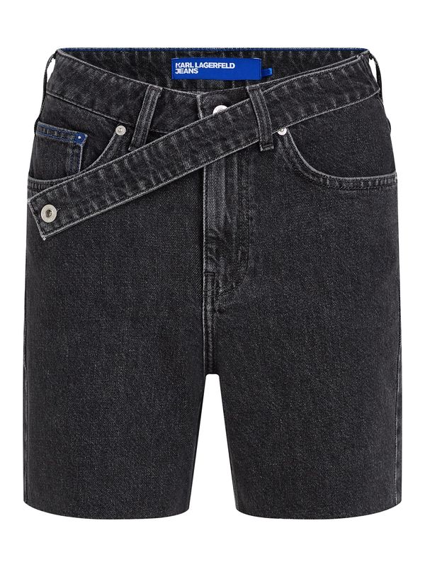 KARL LAGERFELD JEANS KARL LAGERFELD JEANS Traperice  crni traper