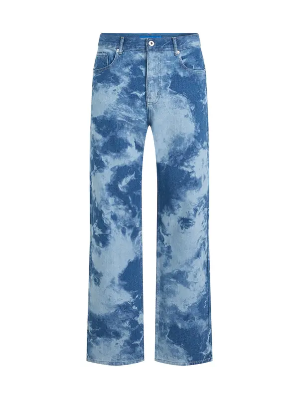 KARL LAGERFELD JEANS KARL LAGERFELD JEANS Traperice  plavi traper / bijela