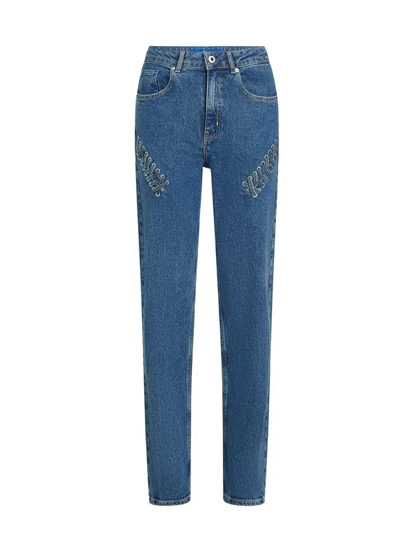 KARL LAGERFELD JEANS KARL LAGERFELD JEANS Traperice  plavi traper