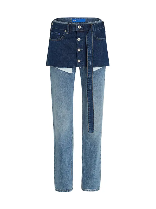 KARL LAGERFELD JEANS KARL LAGERFELD JEANS Traperice  plavi traper / svijetloplava