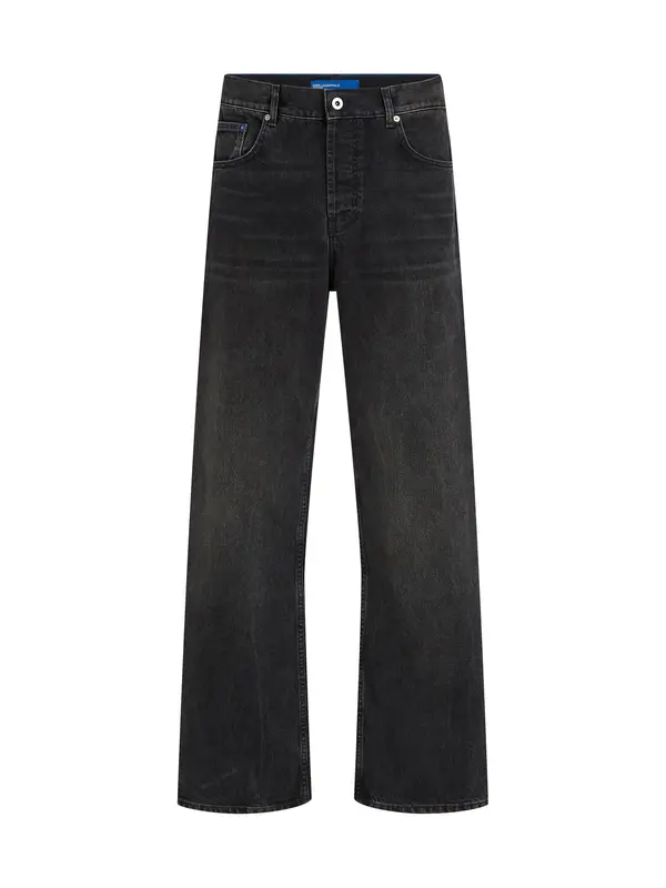KARL LAGERFELD JEANS KARL LAGERFELD JEANS Traperice 'Relaxed'  crna