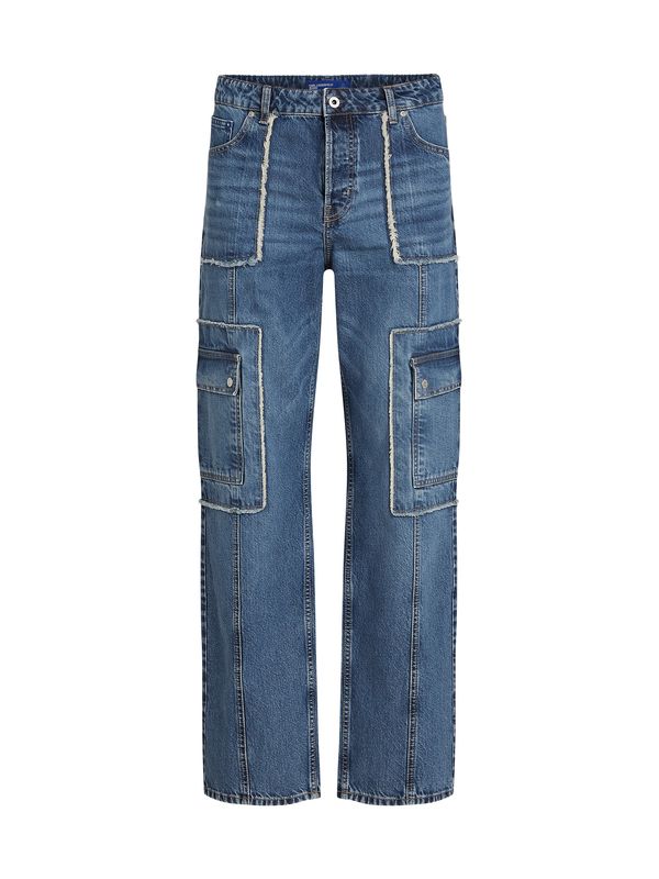 KARL LAGERFELD JEANS KARL LAGERFELD JEANS Traperice 'RELAXED UTILITY'  plavi traper