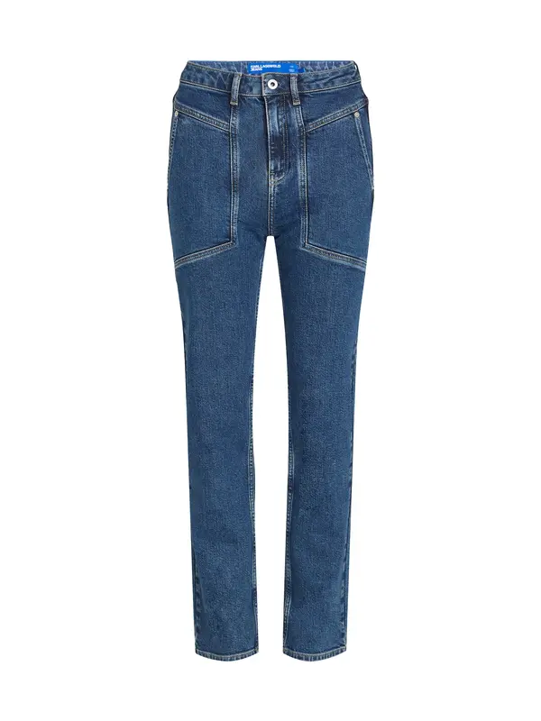KARL LAGERFELD JEANS KARL LAGERFELD JEANS Traperice  tamno plava