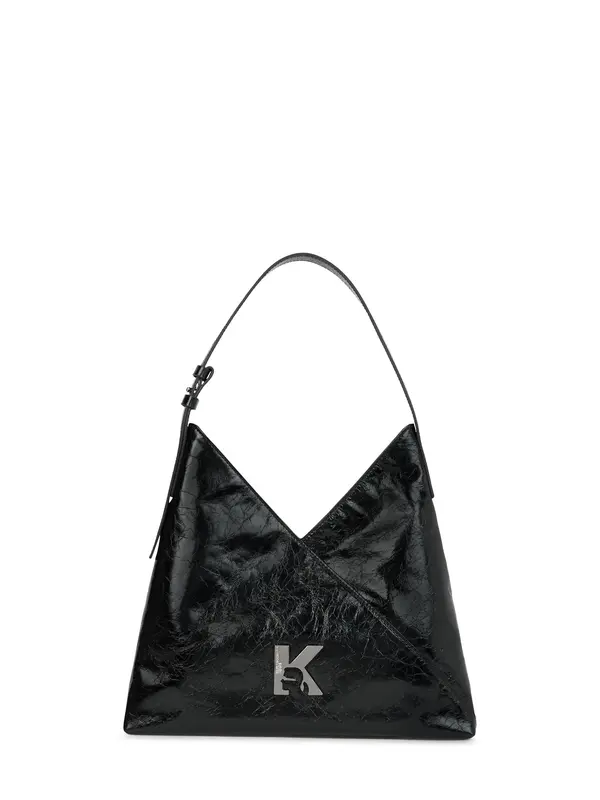 KARL LAGERFELD JEANS KARL LAGERFELD JEANS Vrećasta torba ' Geo Hochglänzende Tote Bag '  crna