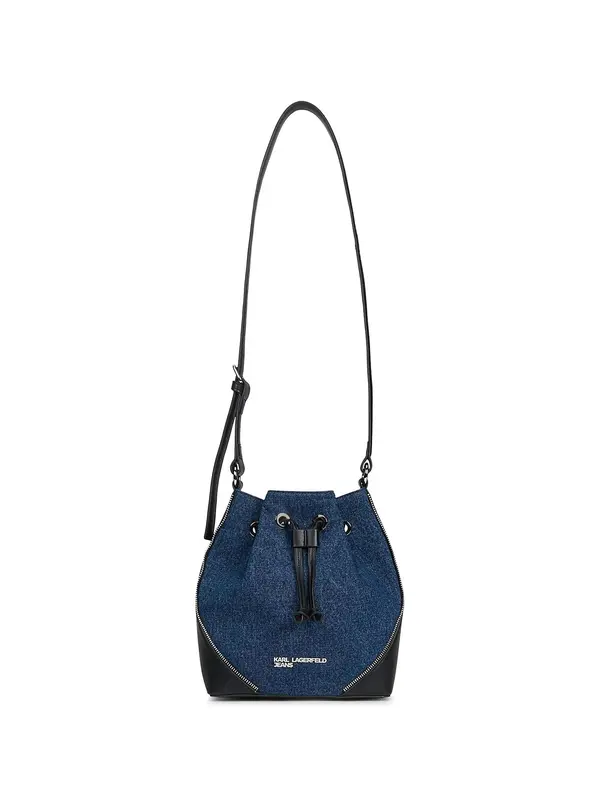 KARL LAGERFELD JEANS KARL LAGERFELD JEANS Vrećasta torba 'Rebel'  tamno plava / crna