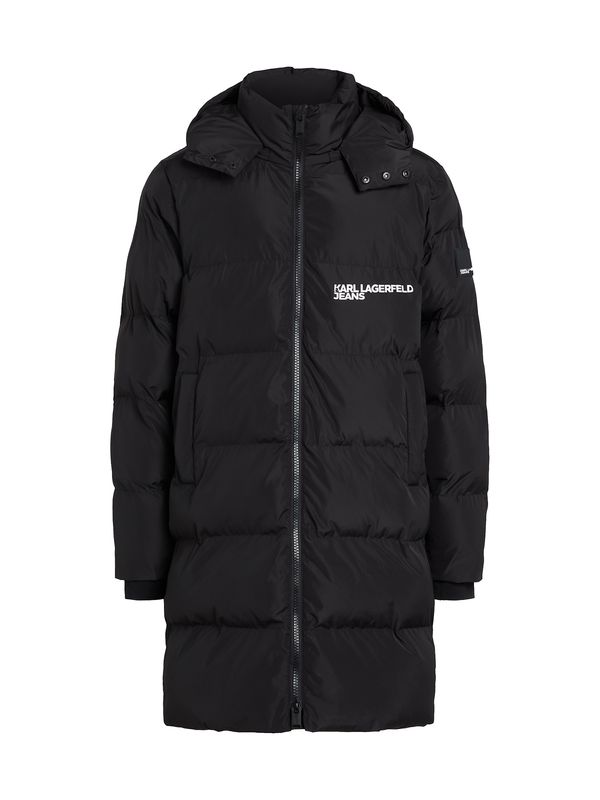 KARL LAGERFELD JEANS KARL LAGERFELD JEANS Zimska jakna  crna / bijela