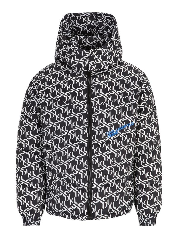 KARL LAGERFELD JEANS KARL LAGERFELD JEANS Zimska jakna  plava / crna / bijela