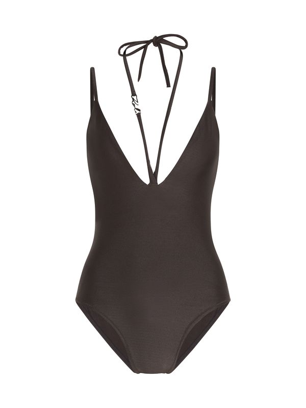 Karl Lagerfeld Karl Lagerfeld Jednodijelni kupaći kostim 'SIGNATURE'  antracit siva