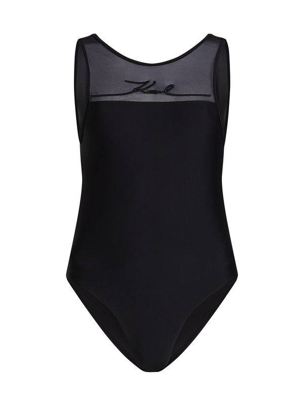 Karl Lagerfeld Karl Lagerfeld Jednodijelni kupaći kostim 'SIGNATURE'  crna