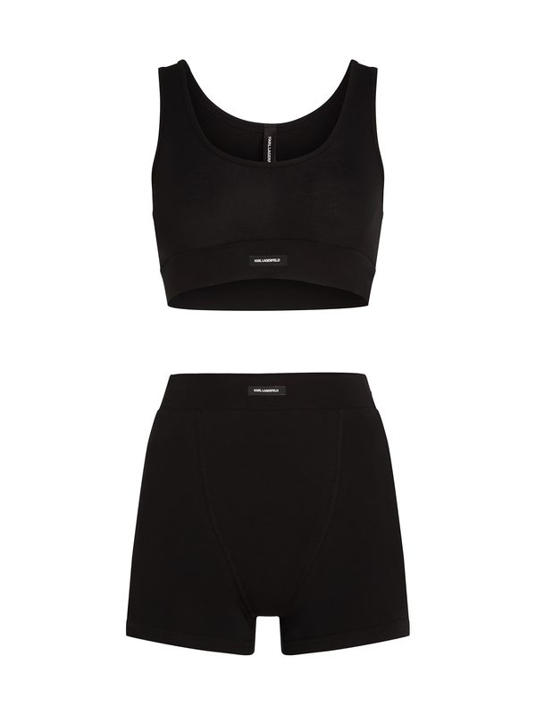 Karl Lagerfeld Karl Lagerfeld Kompleti donjeg rublja  crna / bijela