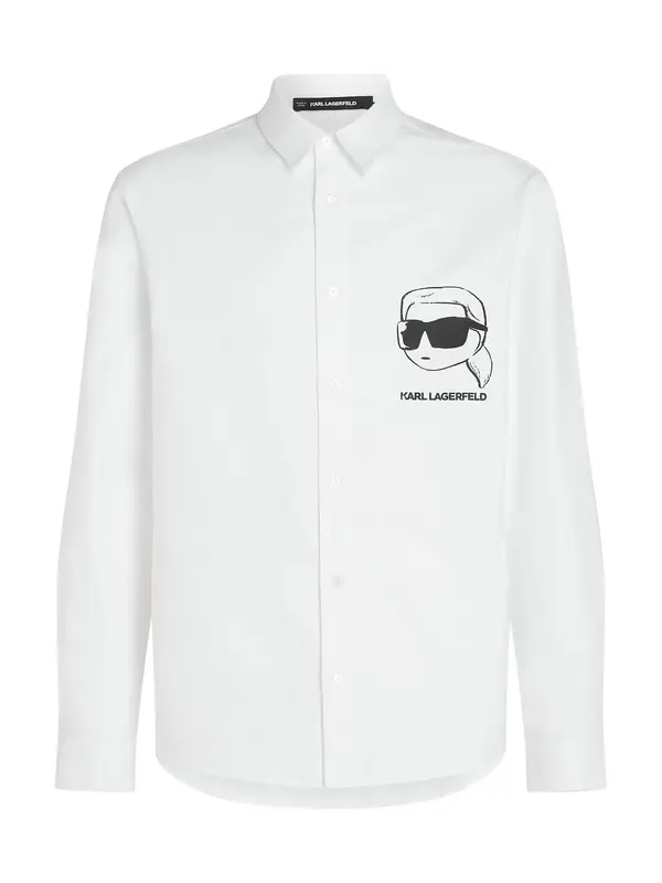 Karl Lagerfeld Karl Lagerfeld Košulja  crna / bijela