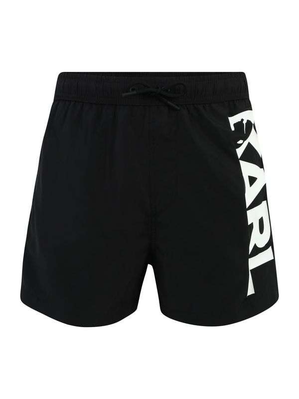 Karl Lagerfeld Karl Lagerfeld Kupaće hlače  crna / bijela