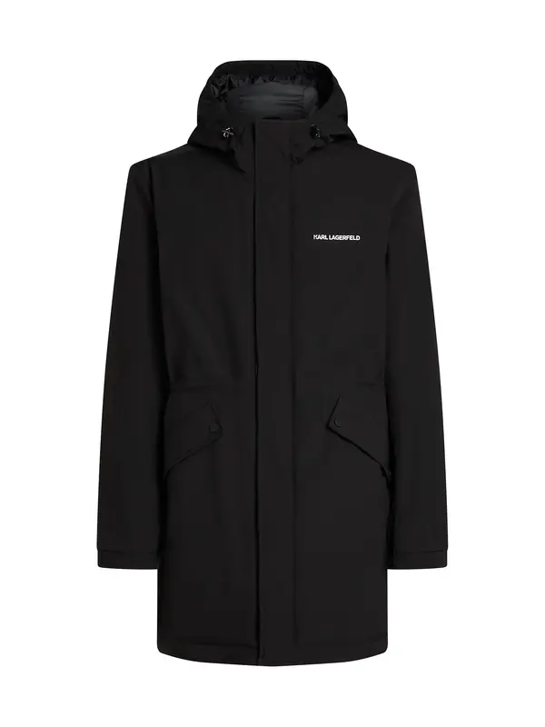Karl Lagerfeld Karl Lagerfeld Lagana parka  crna / bijela