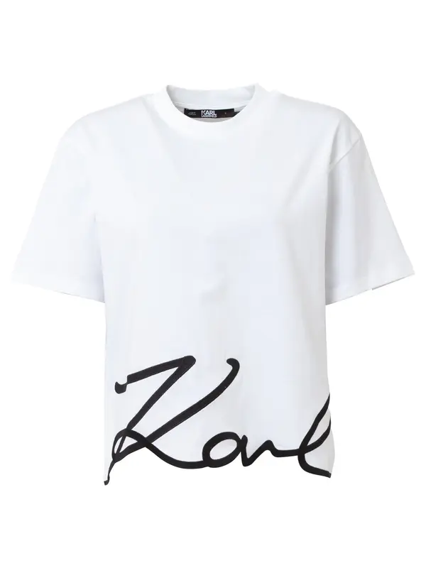 Karl Lagerfeld Karl Lagerfeld Majica  crna / bijela